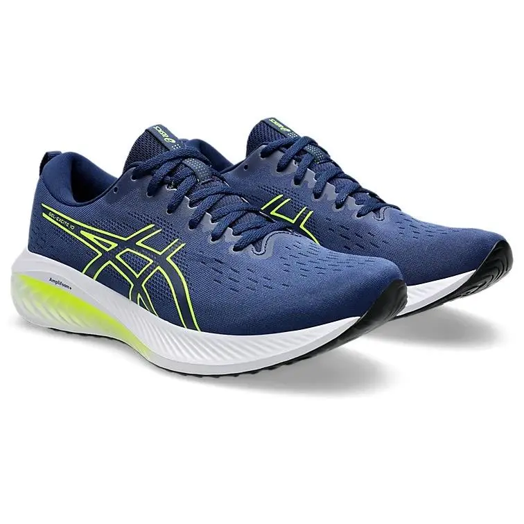 Asics Gel Excite 10 Men`s Sneakers Running Shoes Blue Expensive/saftey Yellow 10
