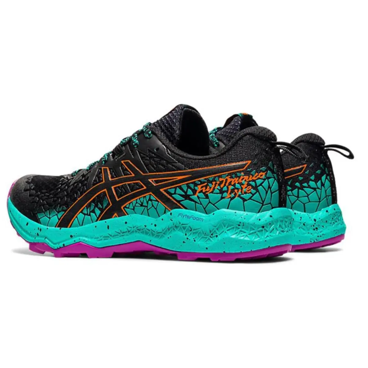 Asics shoes - ASICS Fujitrabuco Lyte - Fujitrabuco Lyte - 1012A599002 - Black/Baltic Jewel (UPC: 0194851804884) 1