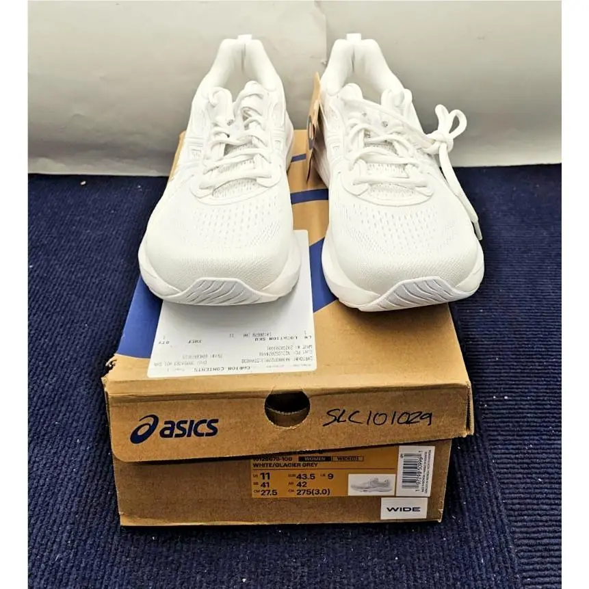 Asics Gel-contend 9 White Glacier Grey Women`s Running Shoes Size 11