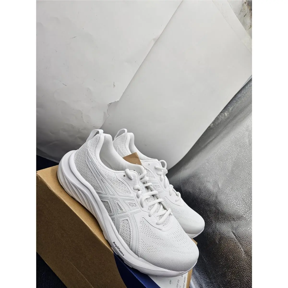 Asics shoes - GELCONTEND9 - GEL-CONTEND - White Glacier Grey (UPC: 197298509961) 1
