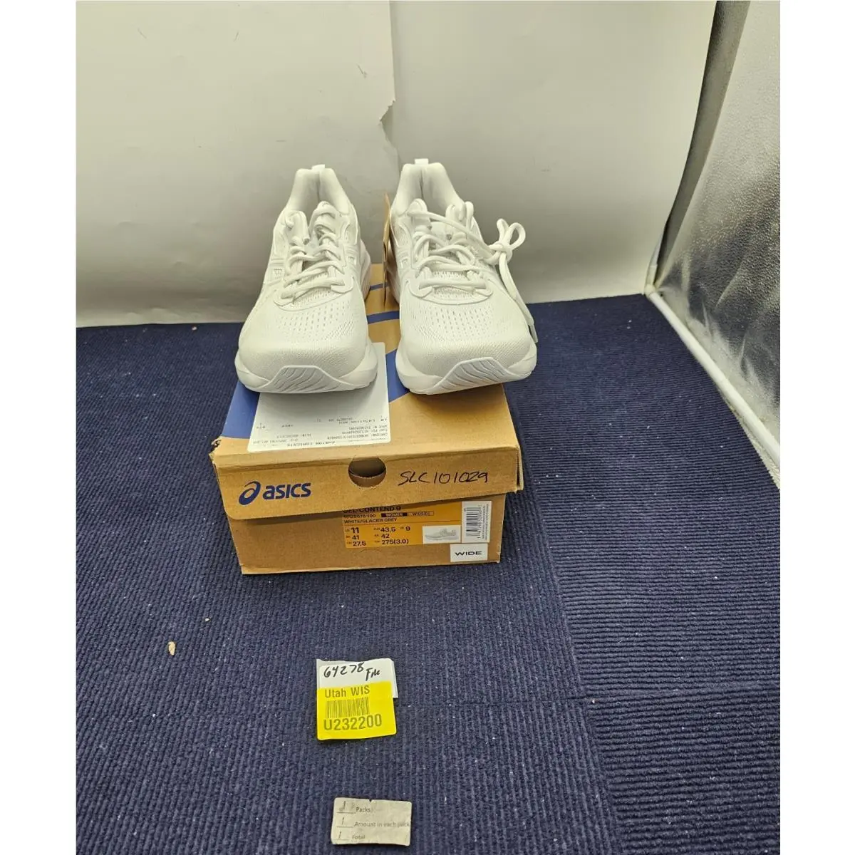 Asics shoes - GELCONTEND9 - GEL-CONTEND - White Glacier Grey (UPC: 197298509961) 7