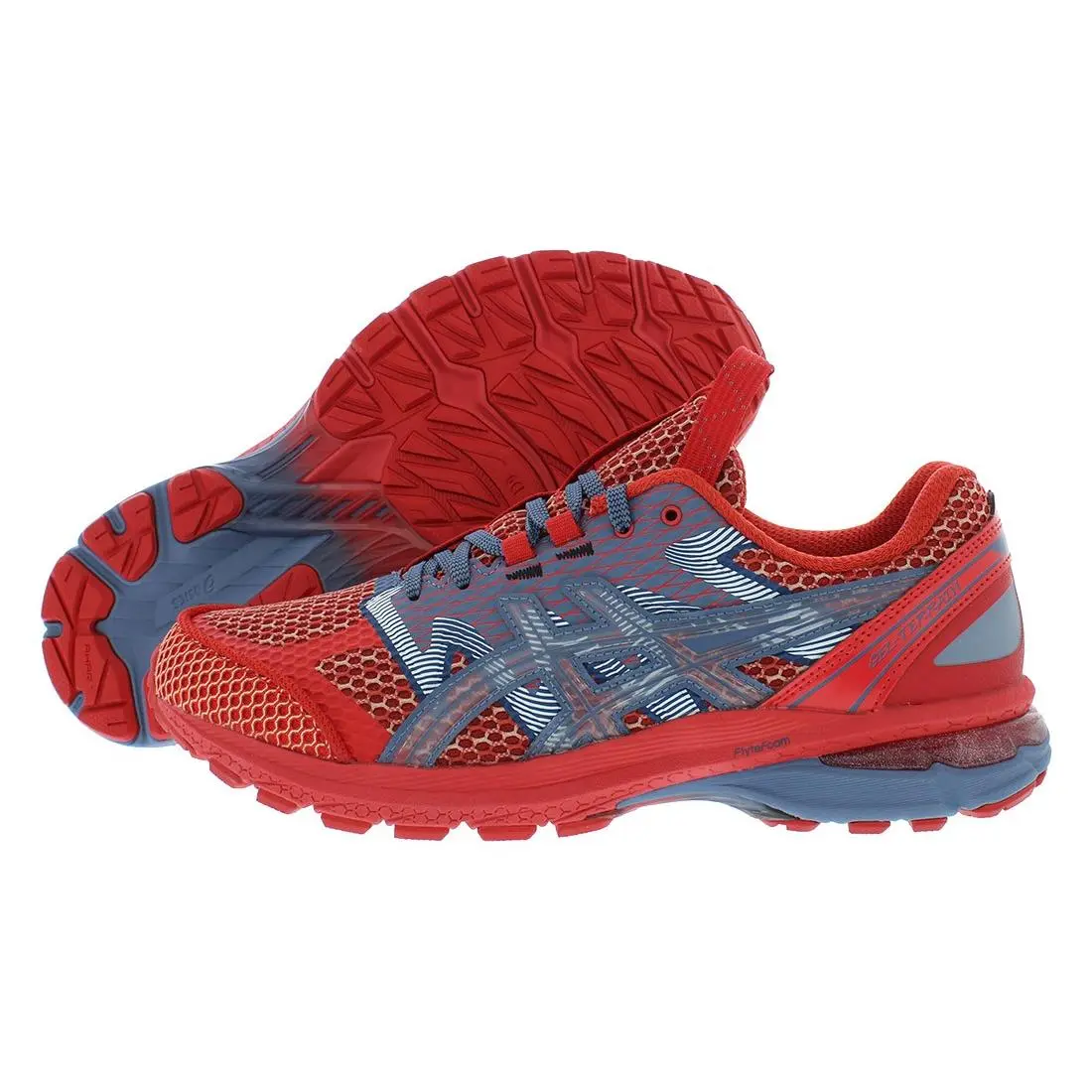 Asics US4-S Gel-terrain Unisex Shoes Size 9 Color: Classic Red/wood Crepe