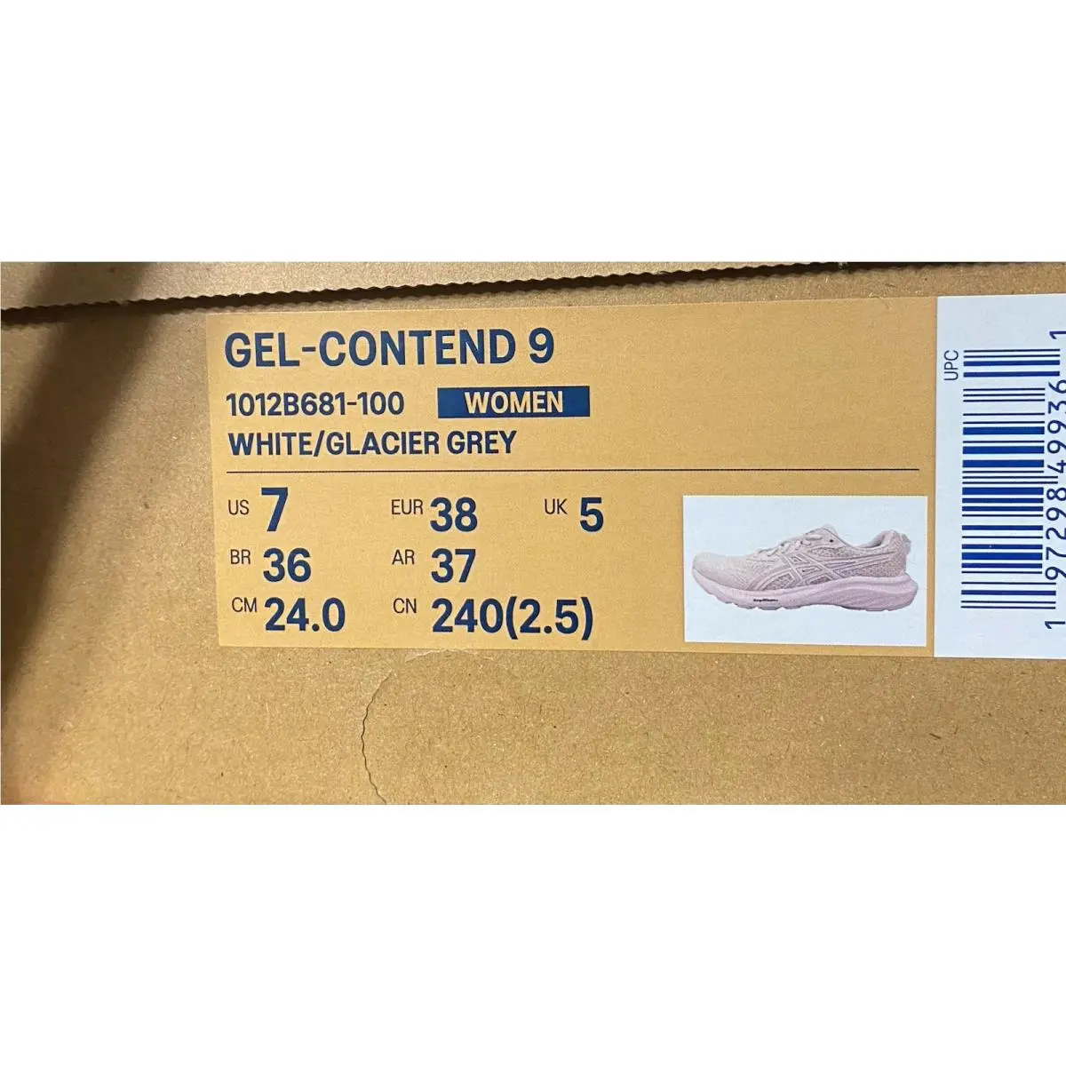 Asics shoes - ASICS GEL-Contend 7 - White 6