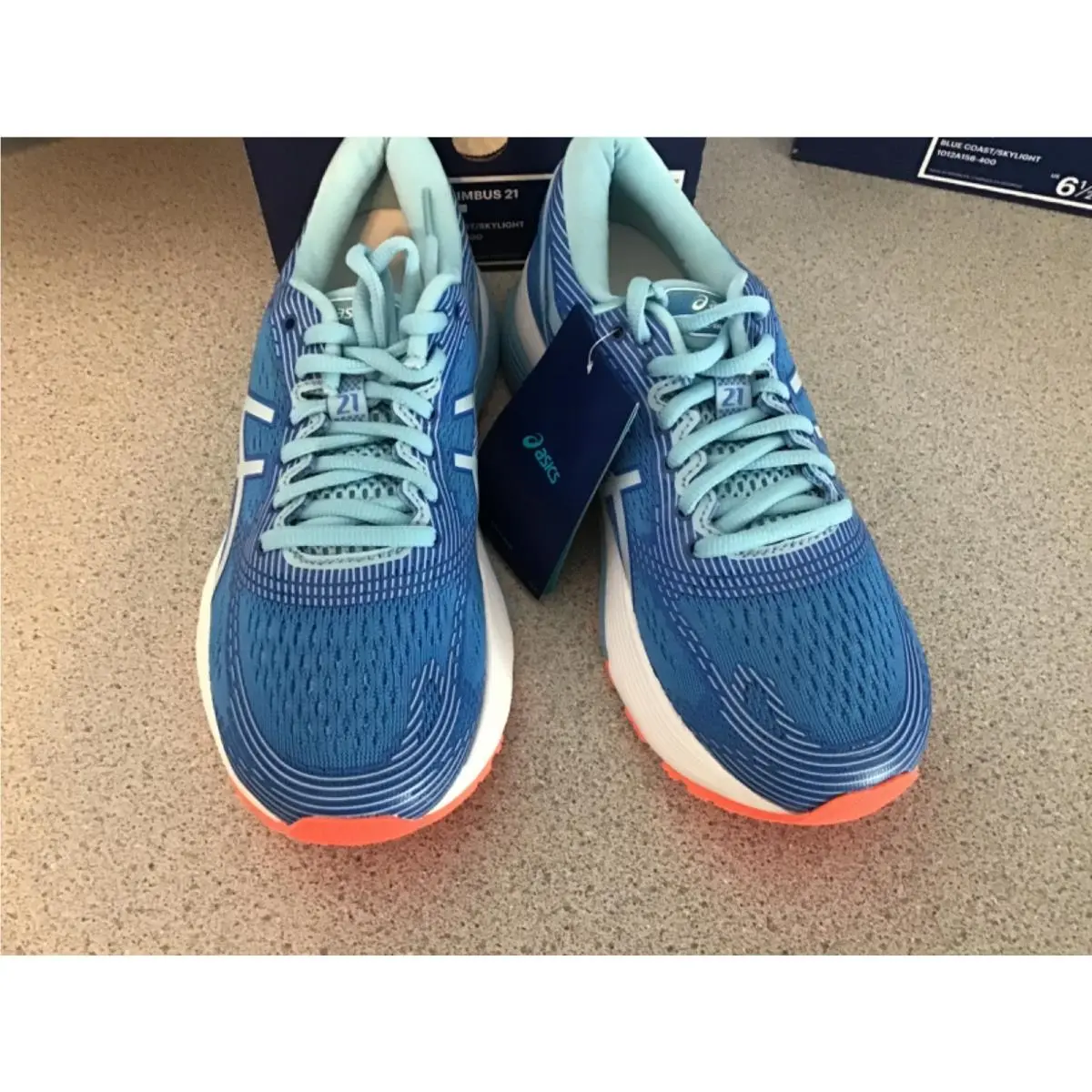 Asics shoes - Gel-Nimbus 21 - 1012A156-400 - Blue 1