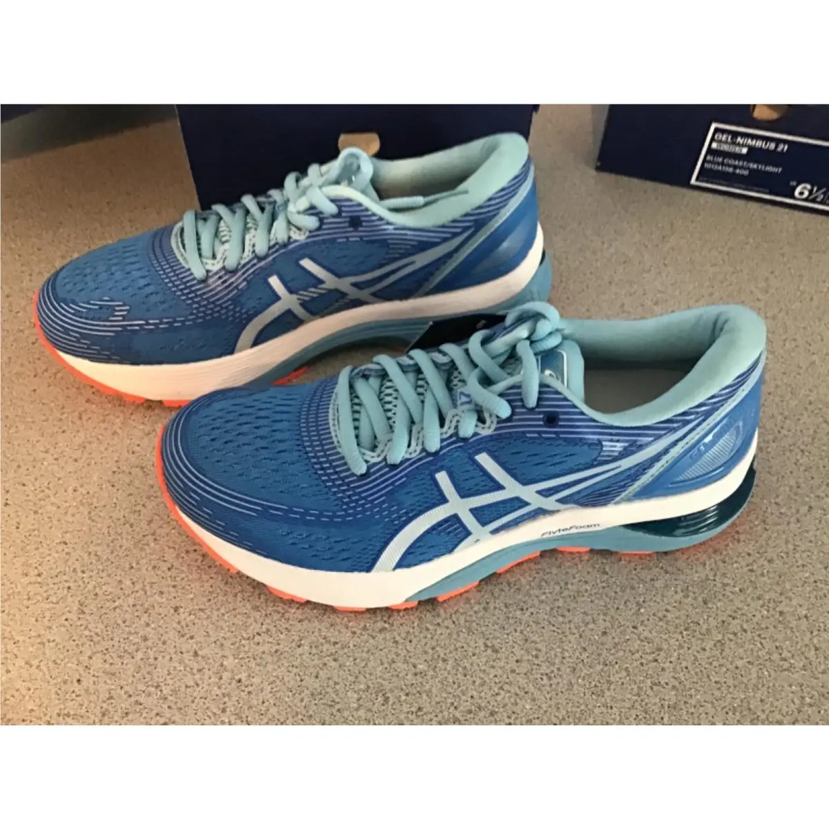 Asics shoes - Gel-Nimbus 21 - 1012A156-400 - Blue 2