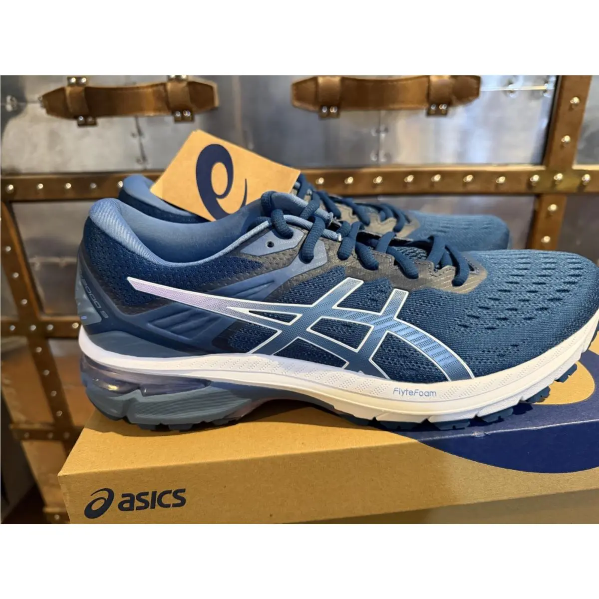 Asics GT-2000 9 Running US 12 2 A Mako Blue/grey Floss 1012A863-400
