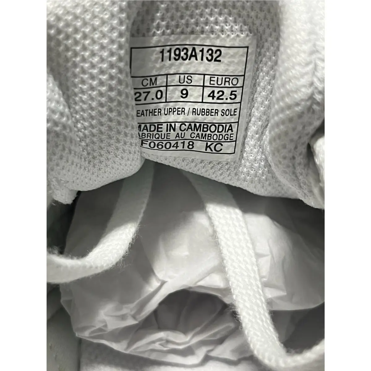 Asics shoes - ASICS GEL-Vickka - 1193A132-100 - White 5