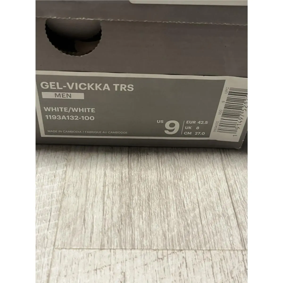 Asics shoes - ASICS GEL-Vickka - 1193A132-100 - White 6