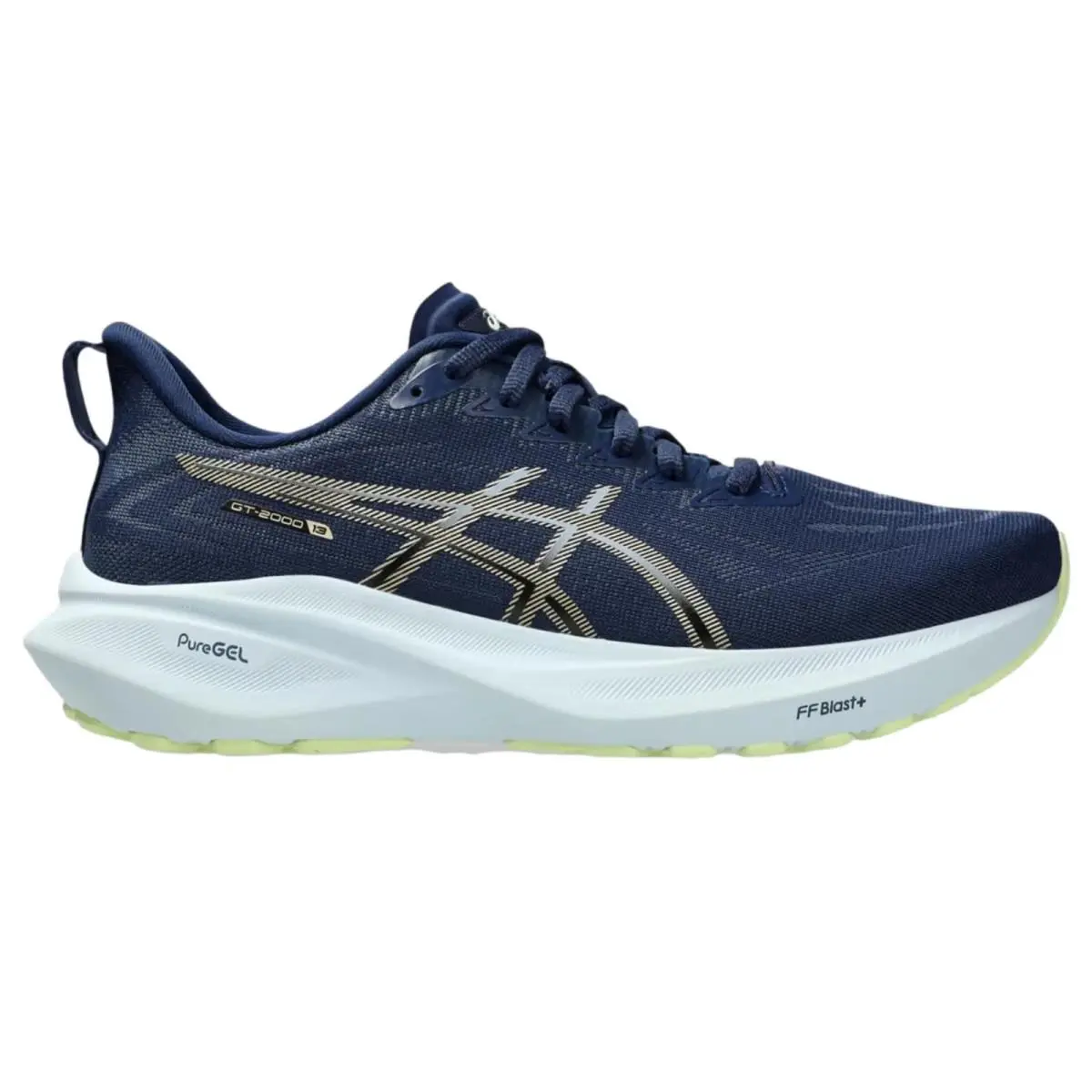Asics GT-2000 13 Blue Expanse / Champagne 1012B666-400 Women`s Size 10.5 Medium