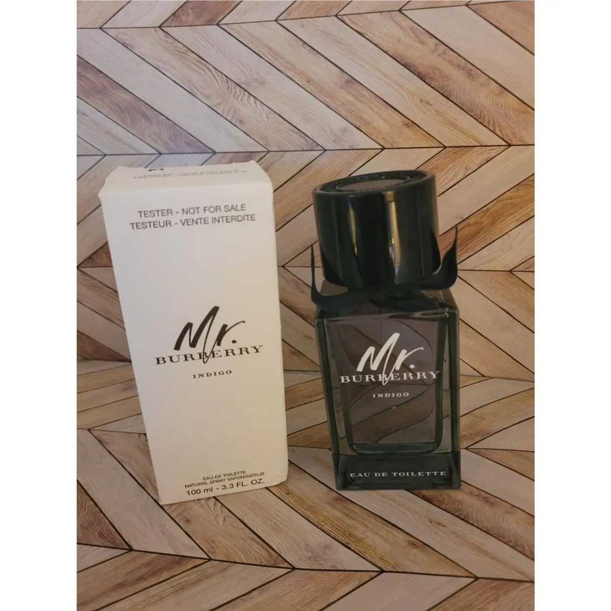 Men Mr. Burberry Indigo 3.3 oz 100 ml Edt Spray Tester