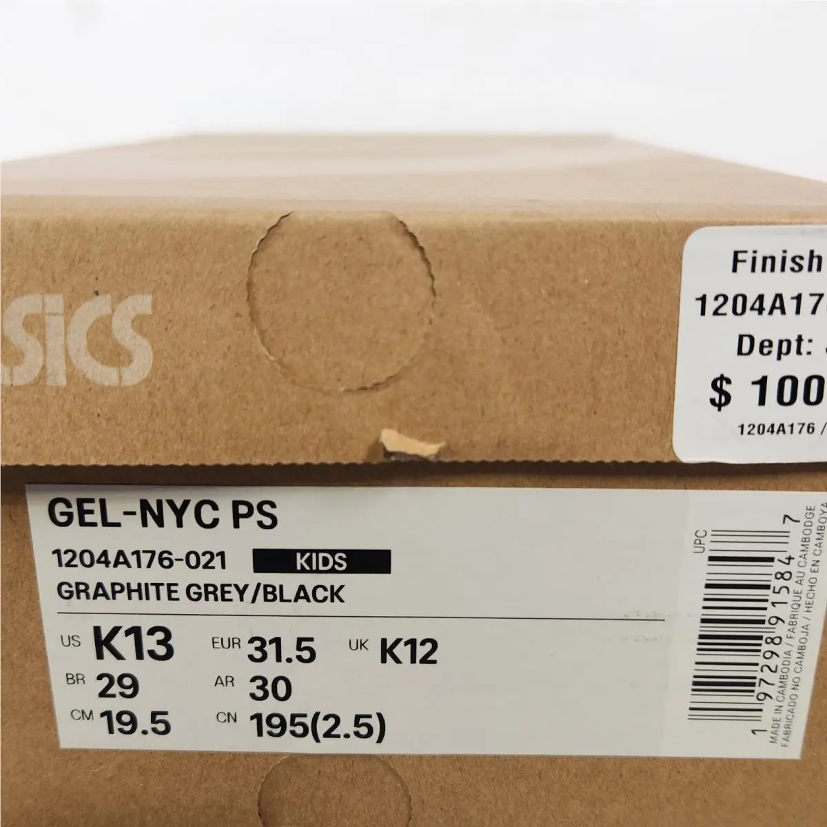 Asics shoes - ASICS Gel-NYC PS - Black 5