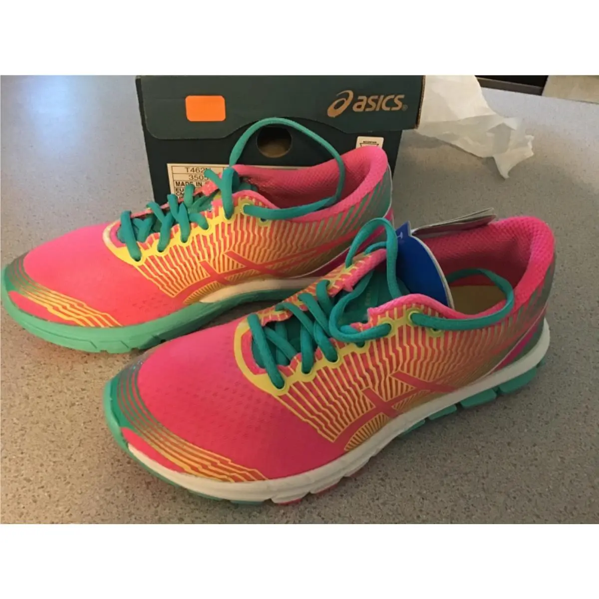 Asics shoes - ASICS GEL-Lyte33 2 - T462N - Flash Pink/ Lime/Green 2