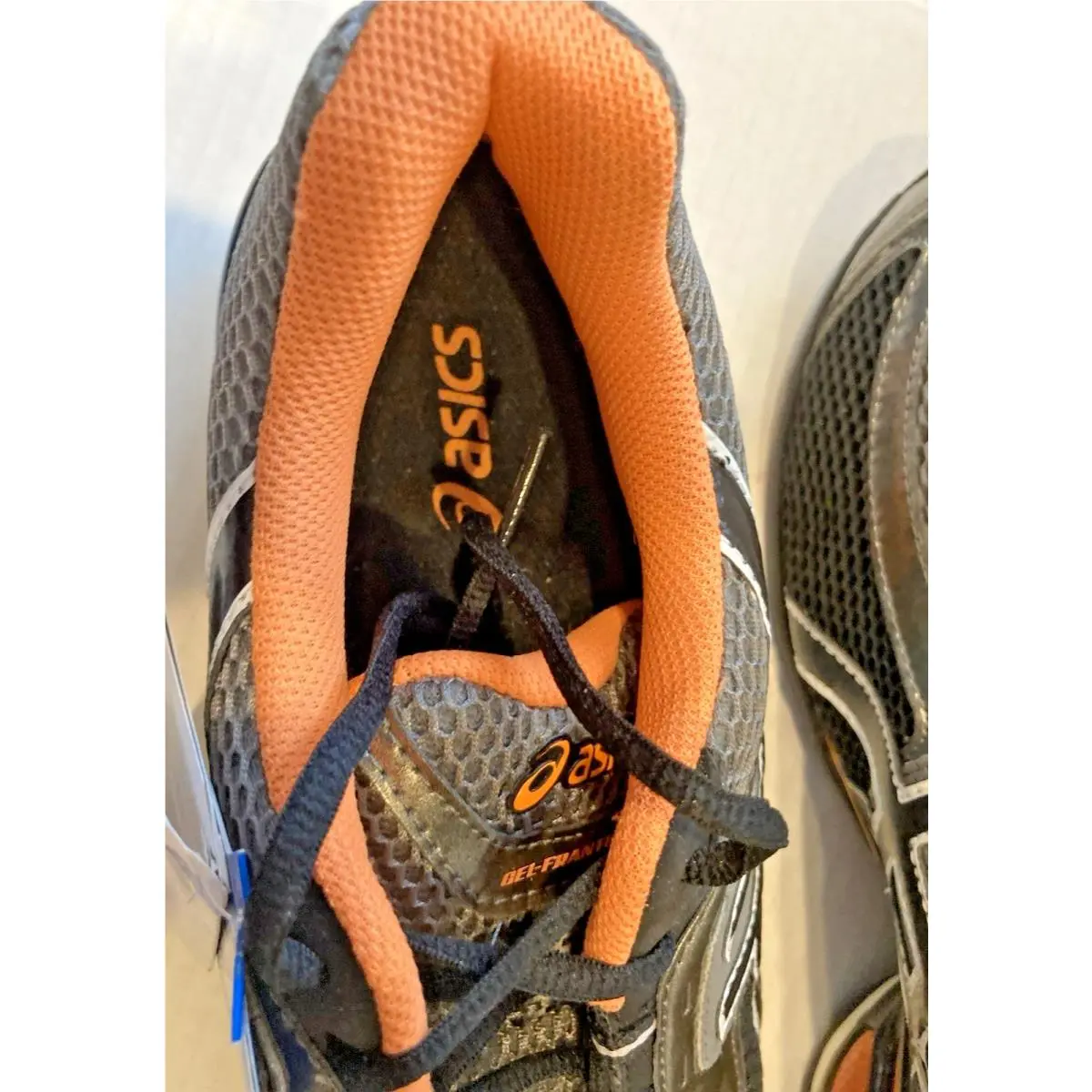 Asics shoes - ASICS Gel-Frantic 6 - T1E0Q 7730 - Graphite/Black/Neon Orange 8