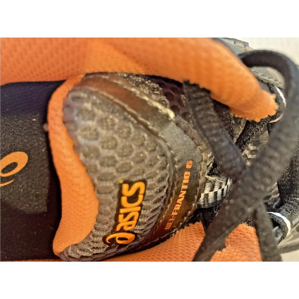 Asics shoes - ASICS Gel-Frantic 6 - T1E0Q 7730 - Graphite/Black/Neon Orange 13