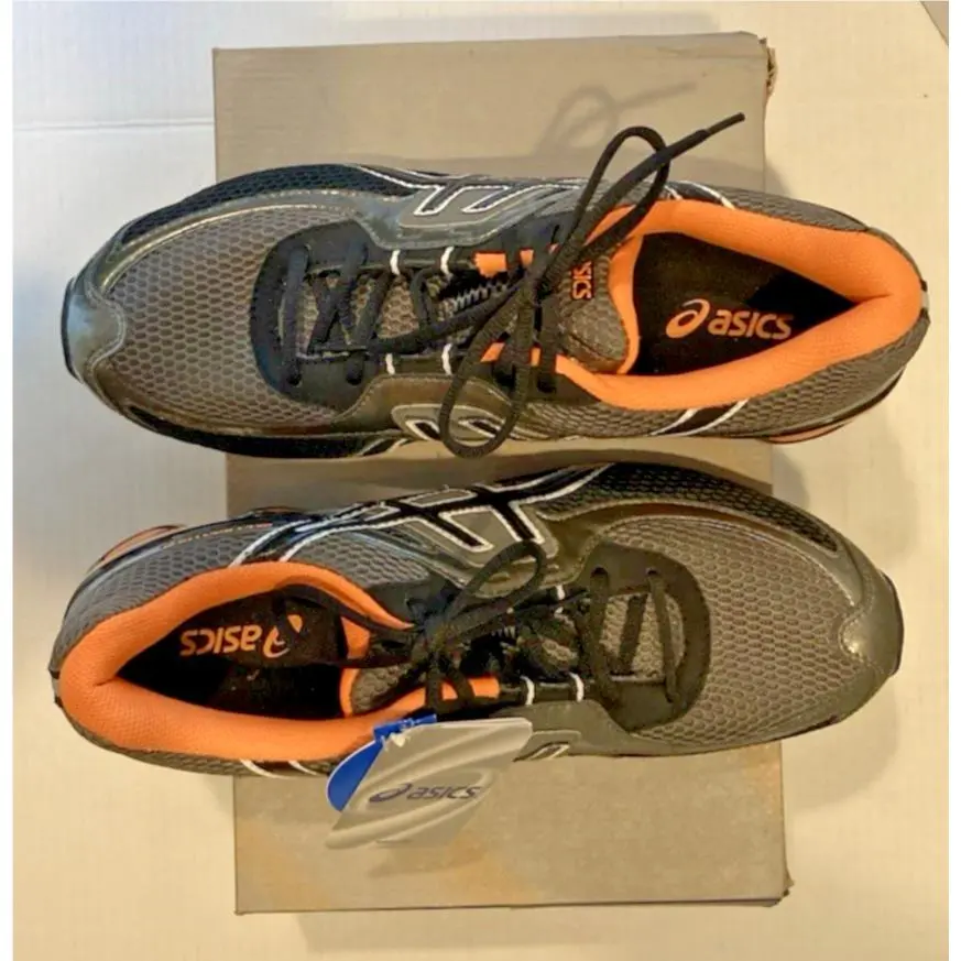 Asics shoes - ASICS Gel-Frantic 6 - T1E0Q 7730 - Graphite/Black/Neon Orange 17