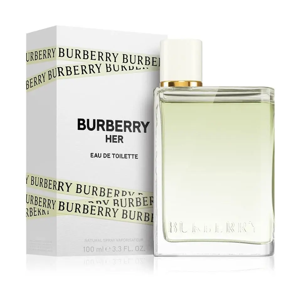 Burberry Her Eau De Toilette 3.3 oz / 100 ml Spray For Women × Details Descripti