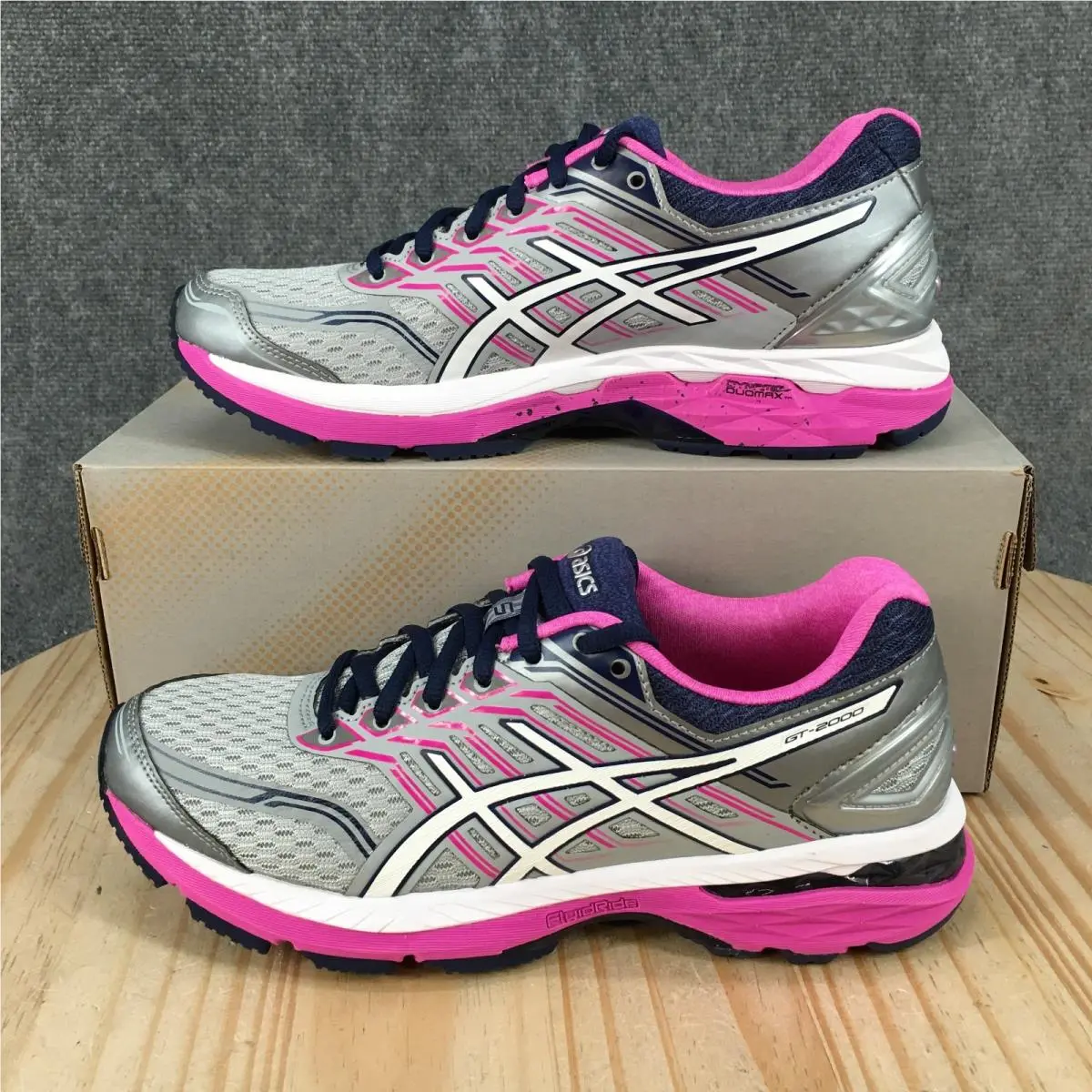 Asics GT-2000 5 Running Shoes Womens 8 2A Lace Up Sneaker Low Top Multicolor