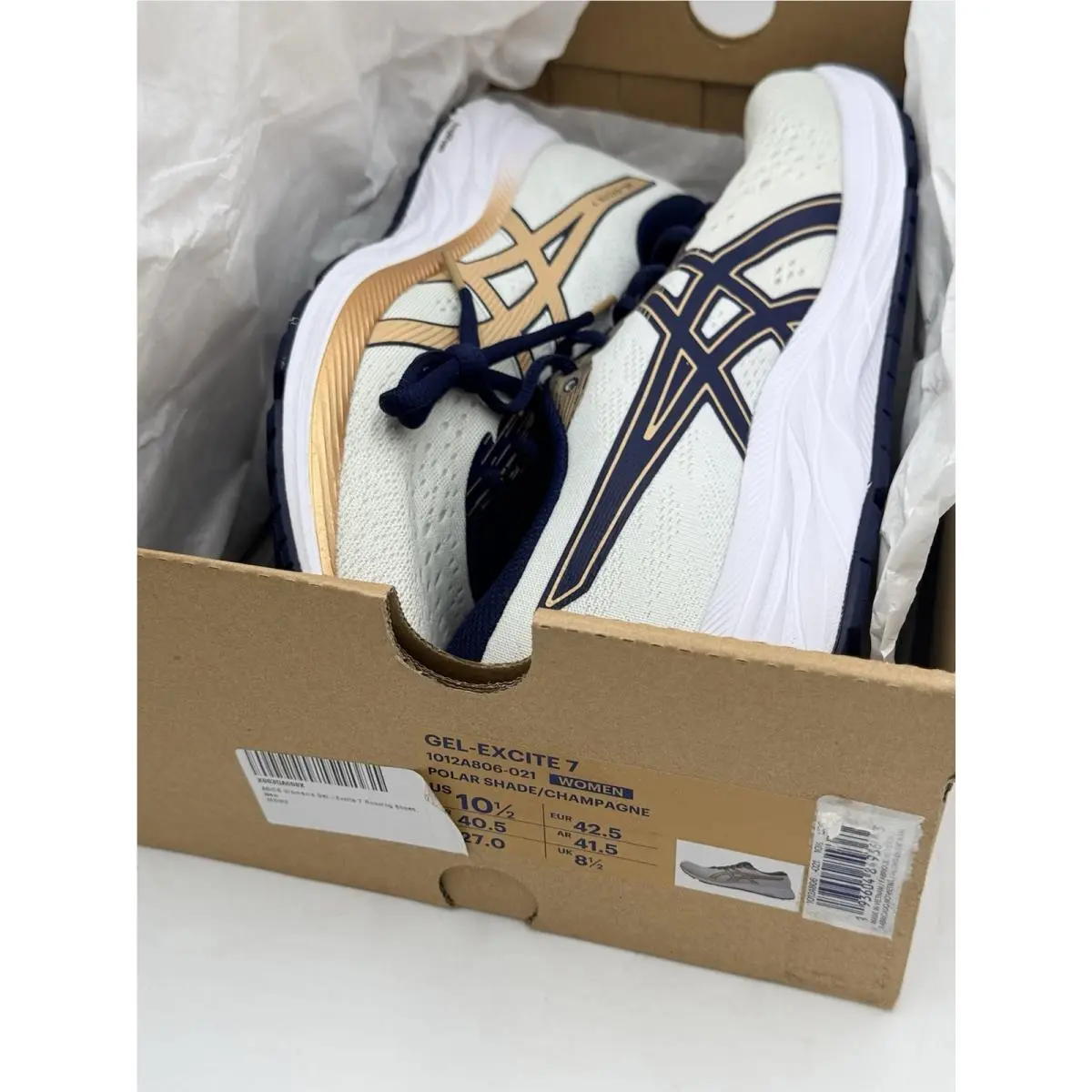 Asics shoes - ASICS Gel-Excite 7 - Mint and Gold 8