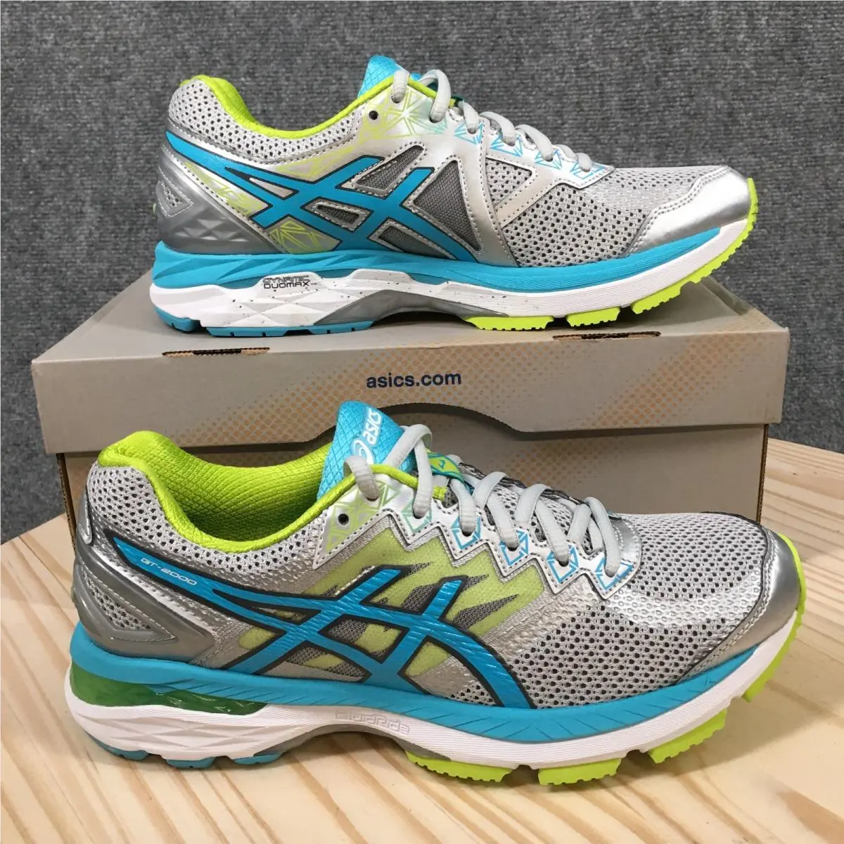Asics GT 2000 4 Shoes Womens 9 AA Running Sneakers T659N Silver Multicolor