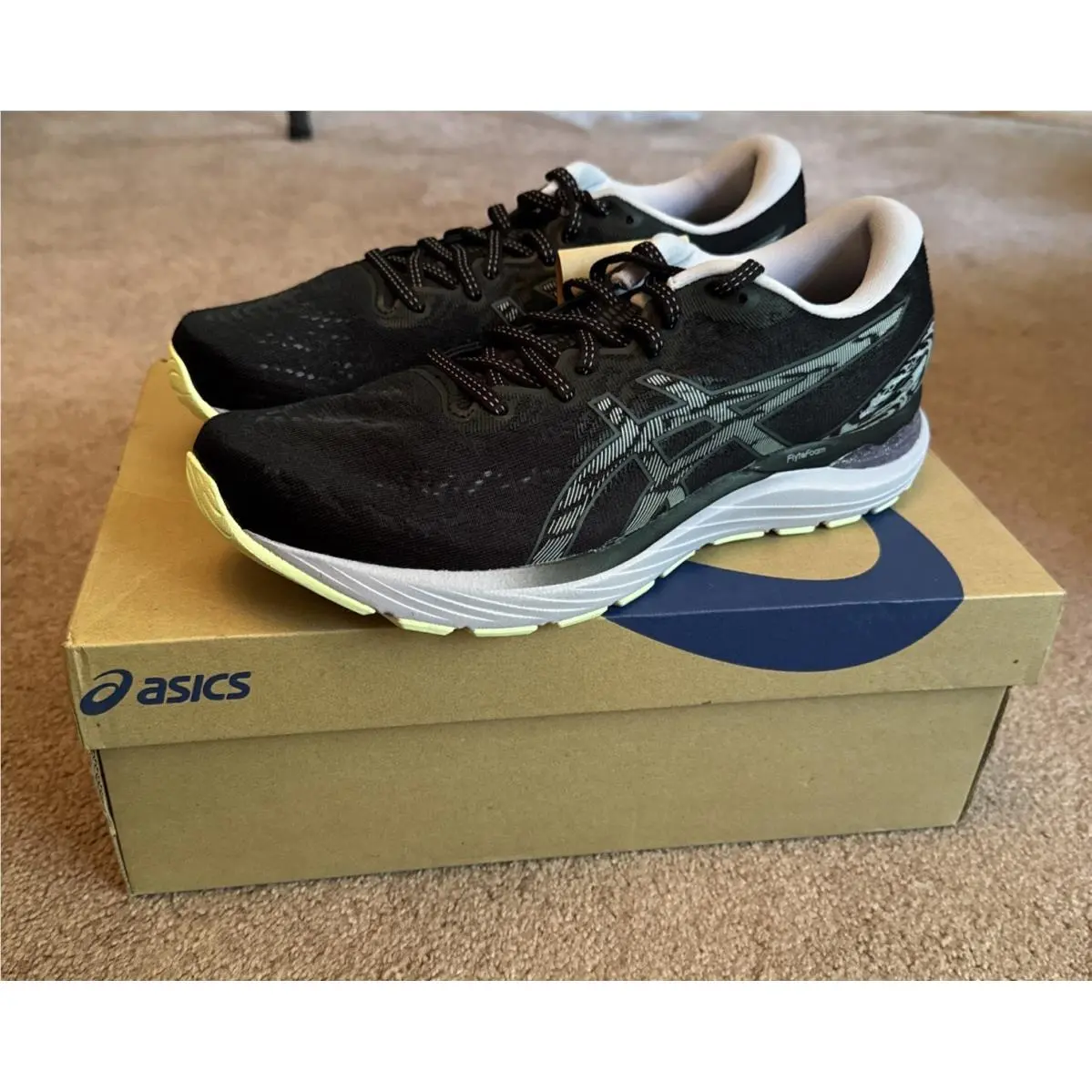 Asics Gel-cumulus 23 Black/ Carrier Grey Women’s Size 9.5