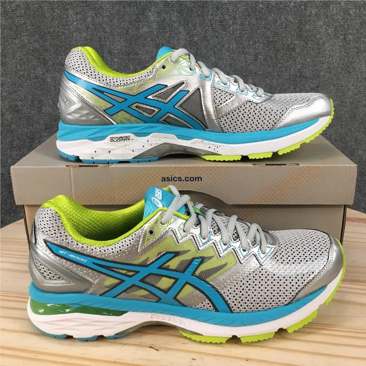 Asics GT-2000 4 Shoes Womens 10.5AA Running Sneakers T659N Silver Multicolor