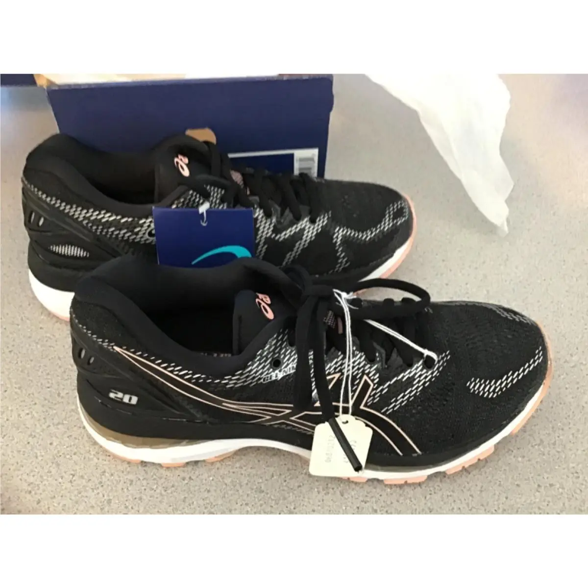 Asics shoes - Gel Nimbus 20 - Gel Nimbus - T850N-001 - Black 0