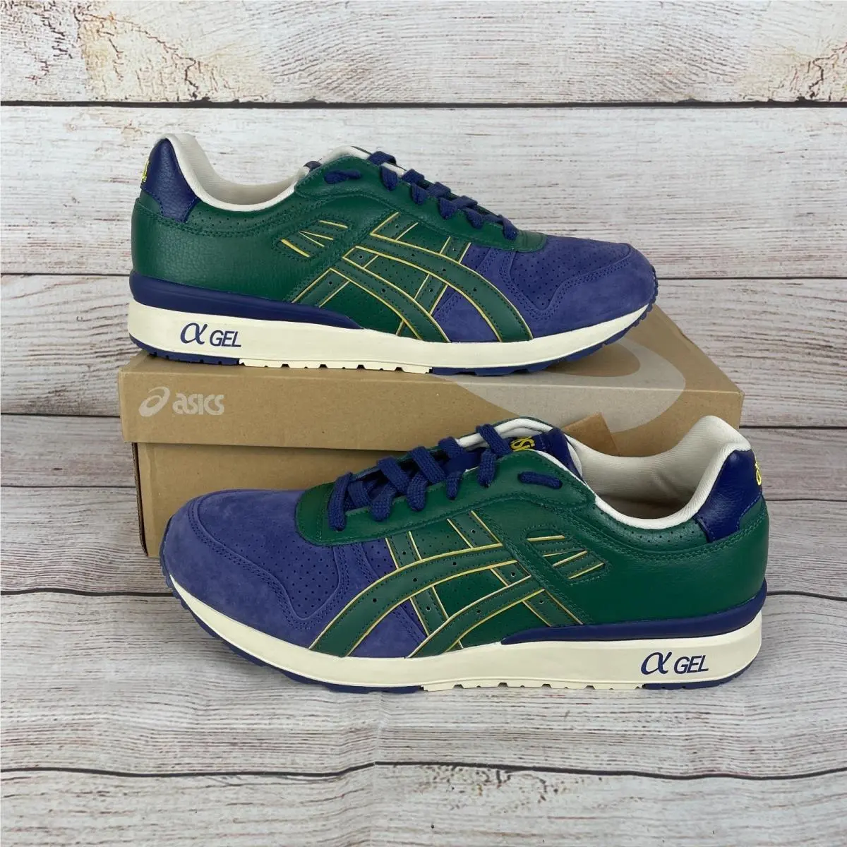 Asics Gt-ii Mens Sz 11 Sneakers Shoes Purple Matte Hunter Green
