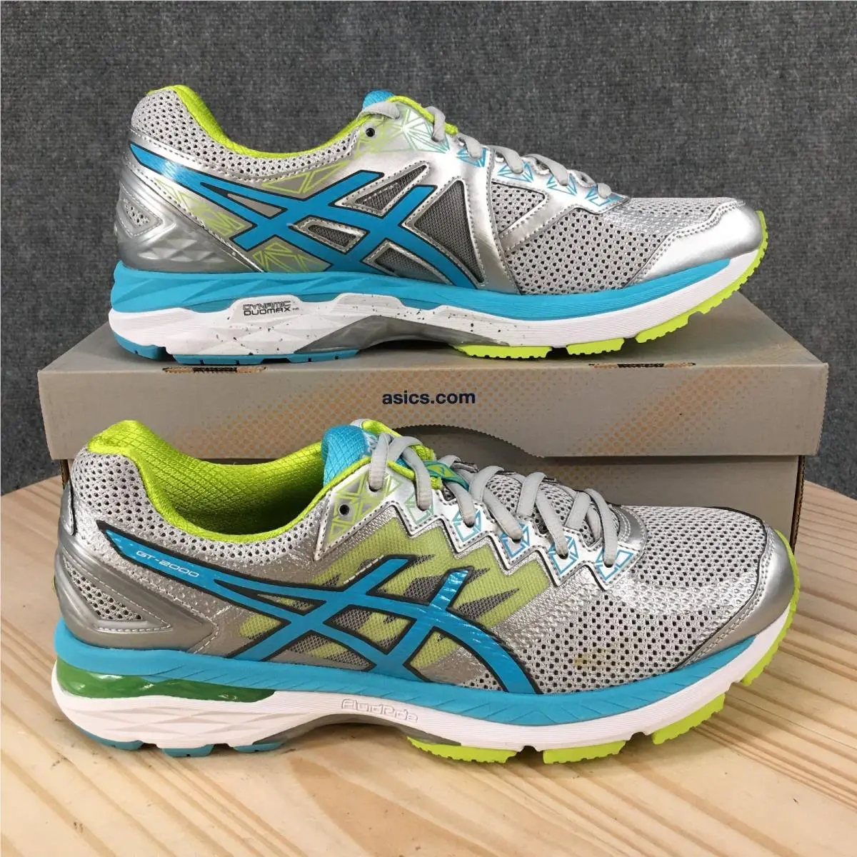 Asics GT-2000 4 Shoes Womens 11.5AA Running Sneakers T659N Silver Multicolor