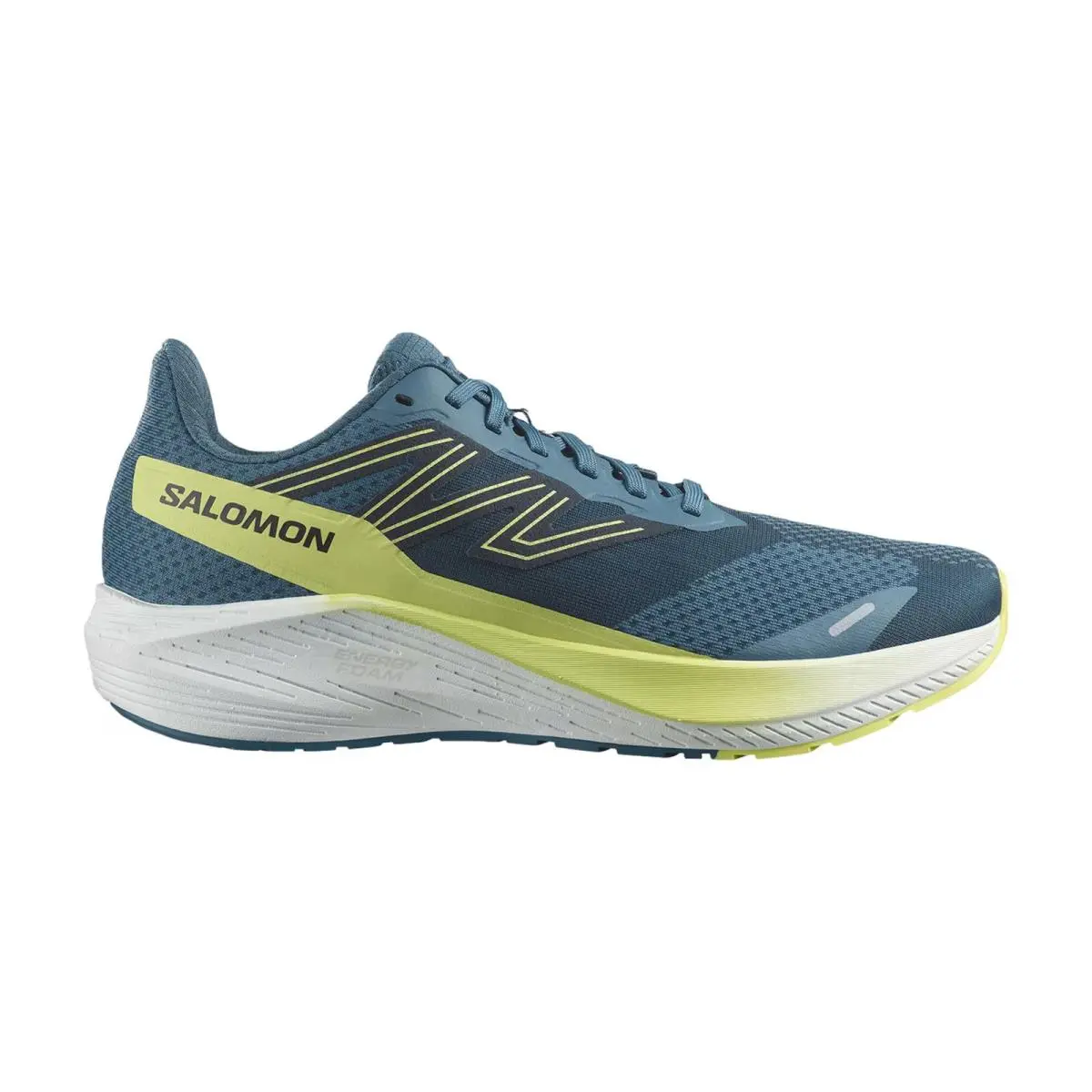 Salomon Aero Blaze Blue Ashes / Sunny Lime /dark Sapphire L47209100 Men`s Size