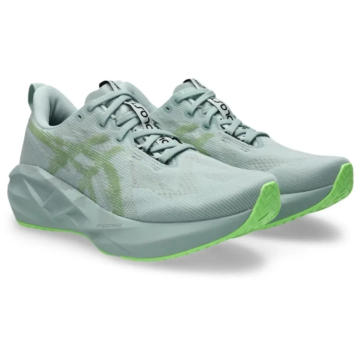 Asics shoes - ASICS Novablast - Novablast - 1011B974406 - Cold Moss/Light Orange 0