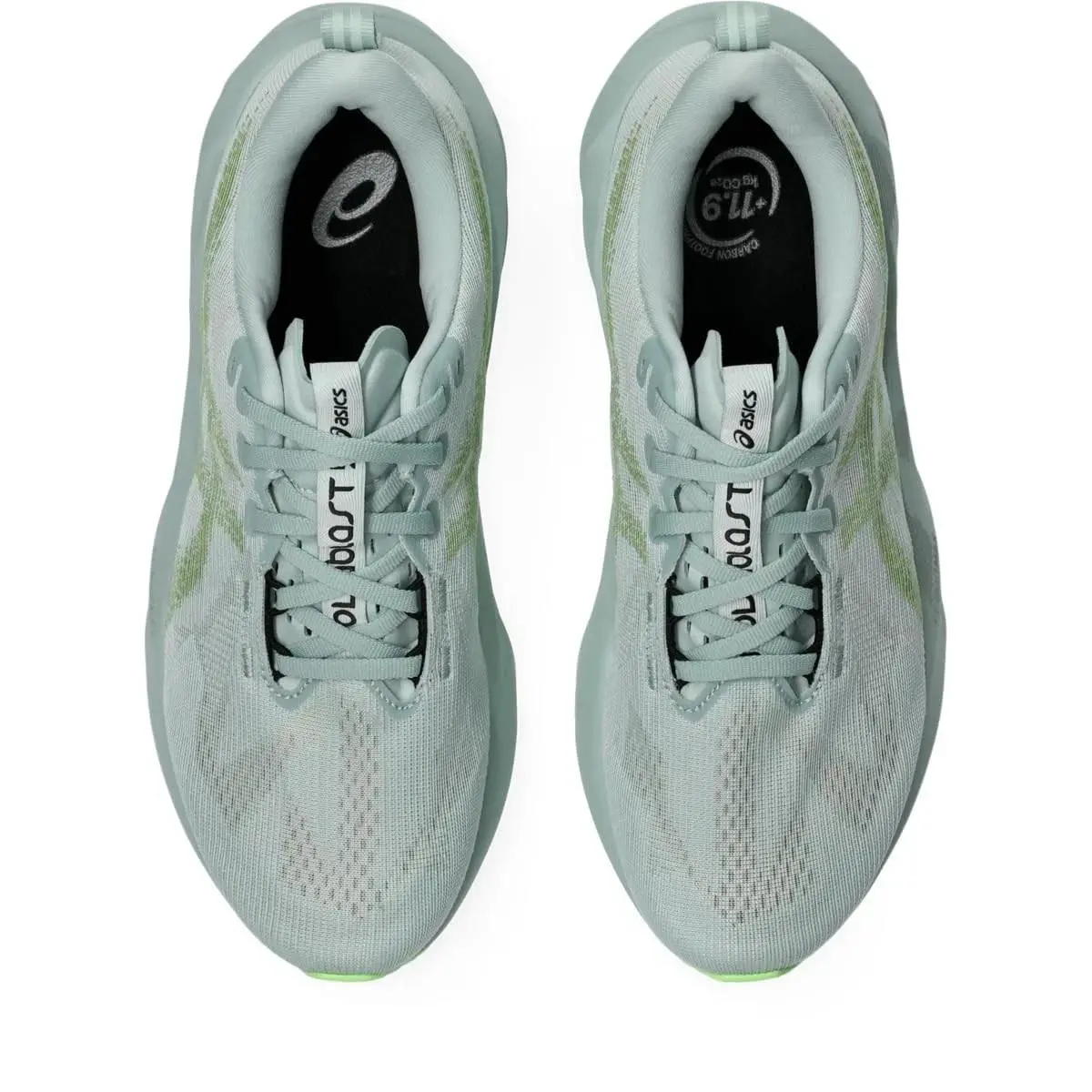 Asics shoes - ASICS Novablast - Novablast - 1011B974406 - Cold Moss/Light Orange 3