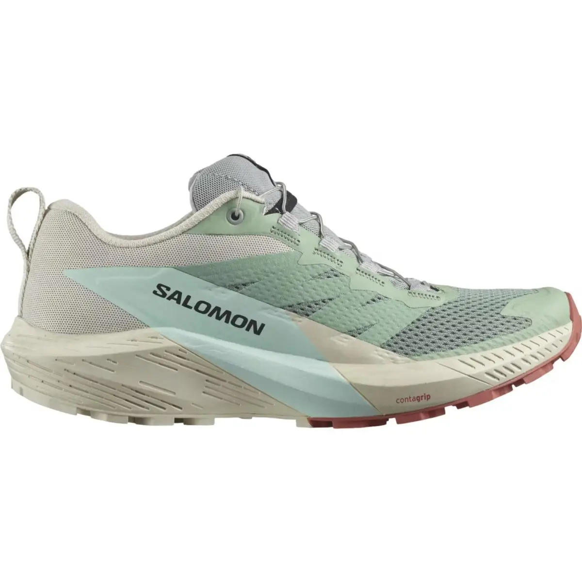 Salomon Sense Ride 5 Lily Pad / Rainy Day / Bleached Aqua L47212300 Women`s Size