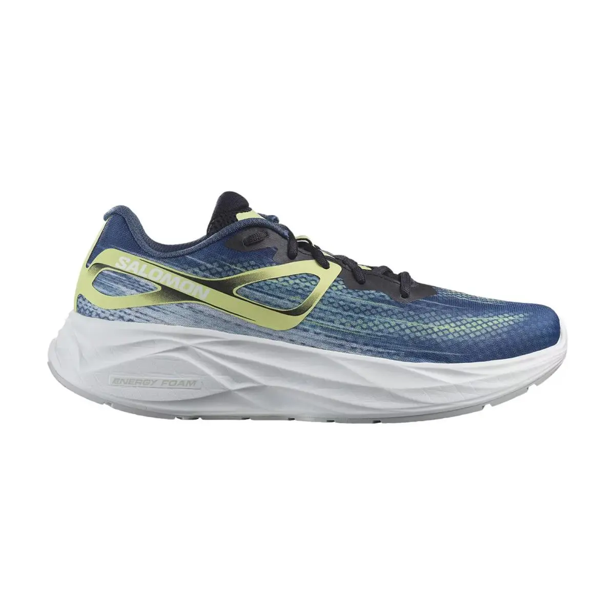 Salomon Aero Glide Blue Ashes / Dark Sapphire / Sunny Lime L47049200 Men`s Size