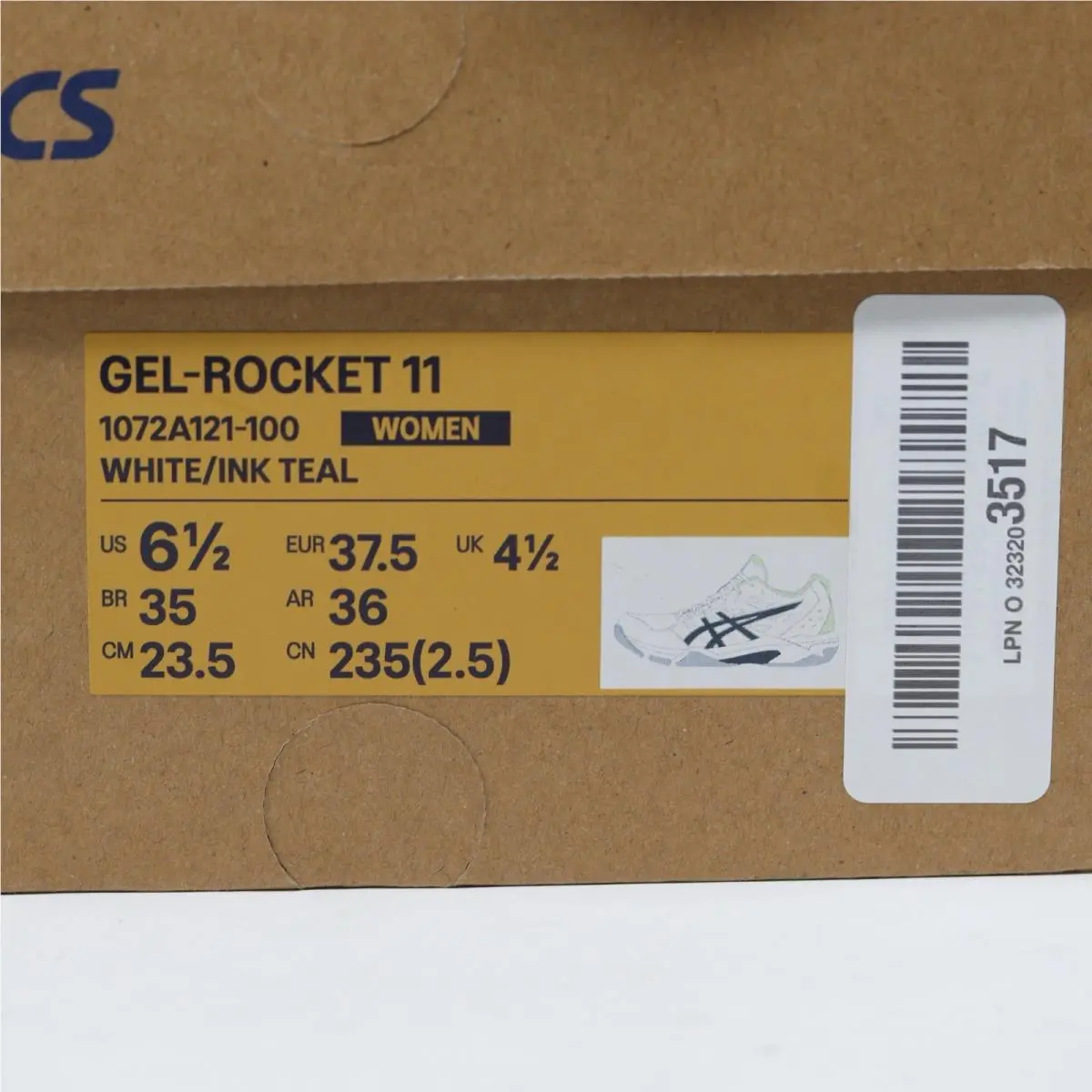 Asics shoes - ASICS GEL-Rocket 11 - White 6