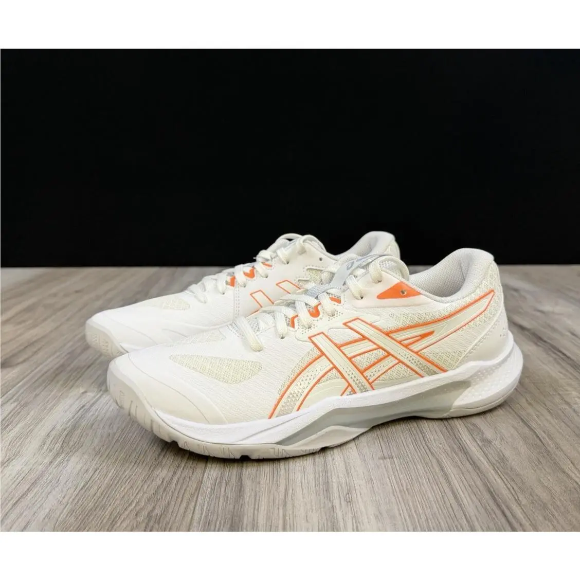 Asics Gel-tactic 13 White Vivid Coral Womens Volleyball Shoes Size 8.5