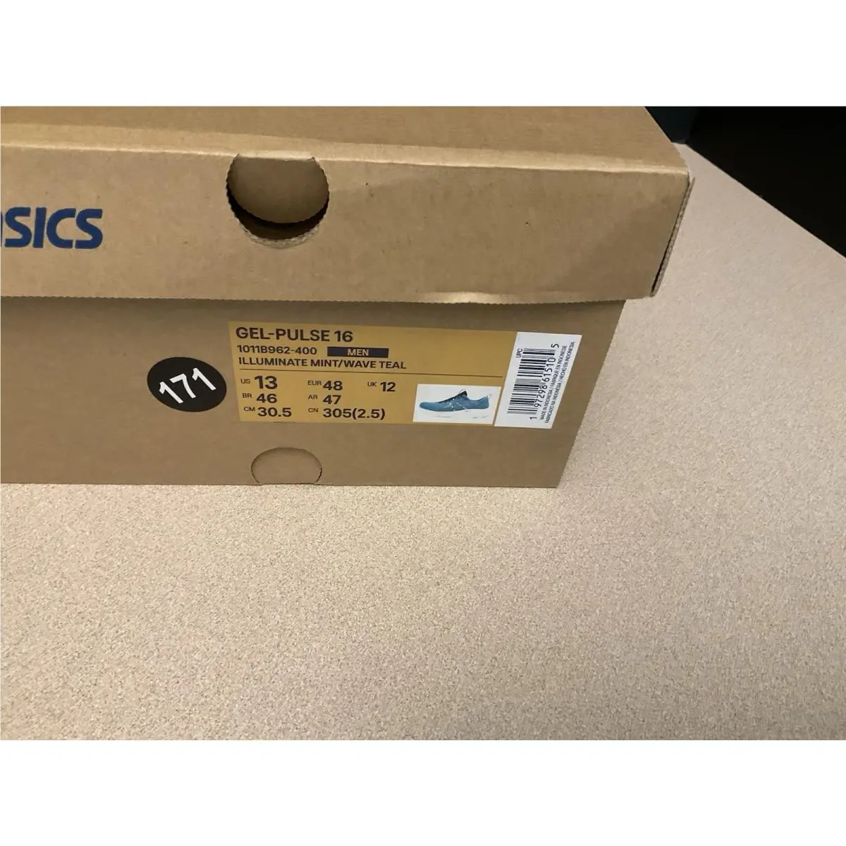 Asics shoes - Asics Gel-Pulse 16 - Illuminate Mint/Wave Teal (UPC: 0197298891646) 1