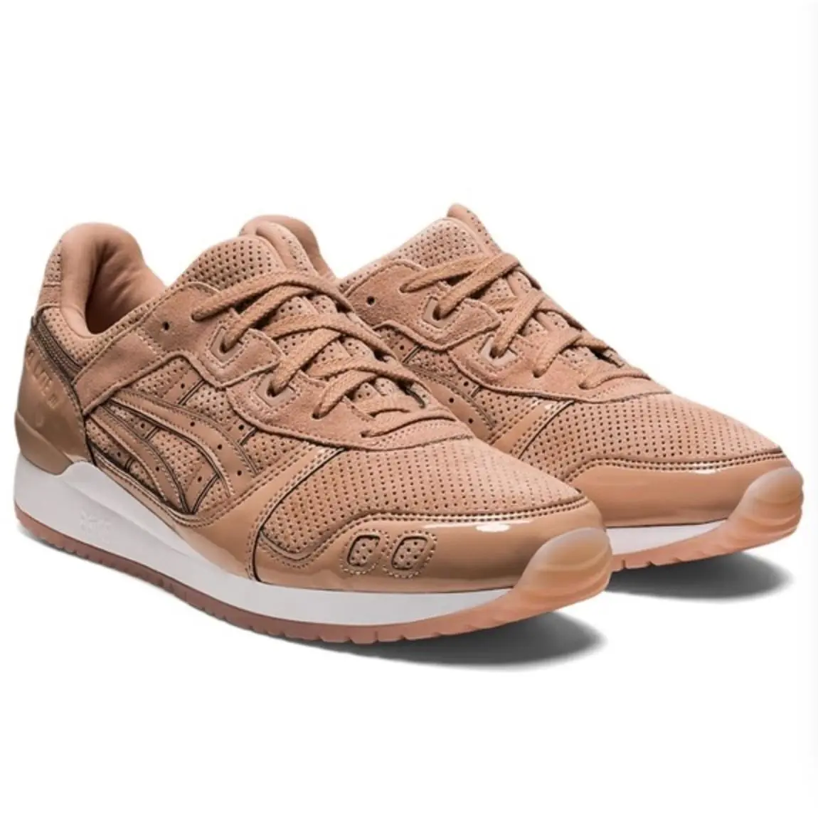 Asics Mens Gel-lyte Lll OG Sneakers US 9 EU 42.5 Dusty Steppe Tan Athletic