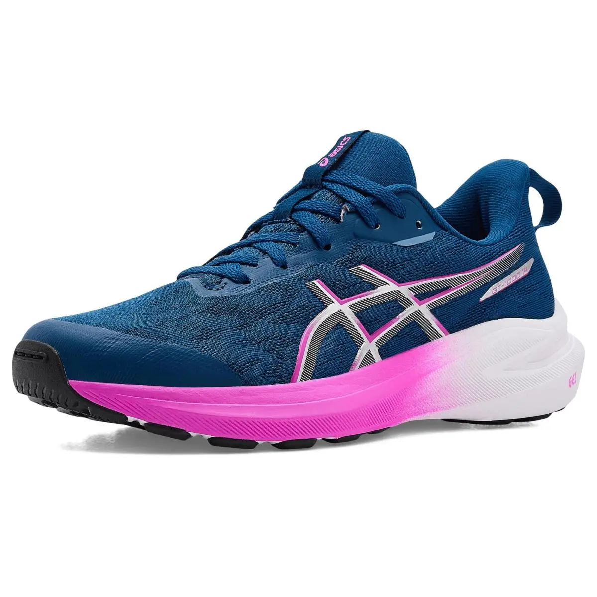 Asics Kid`s GT-1000 14 GS Running Shoes 6 Twilight Blue/digital Sakura