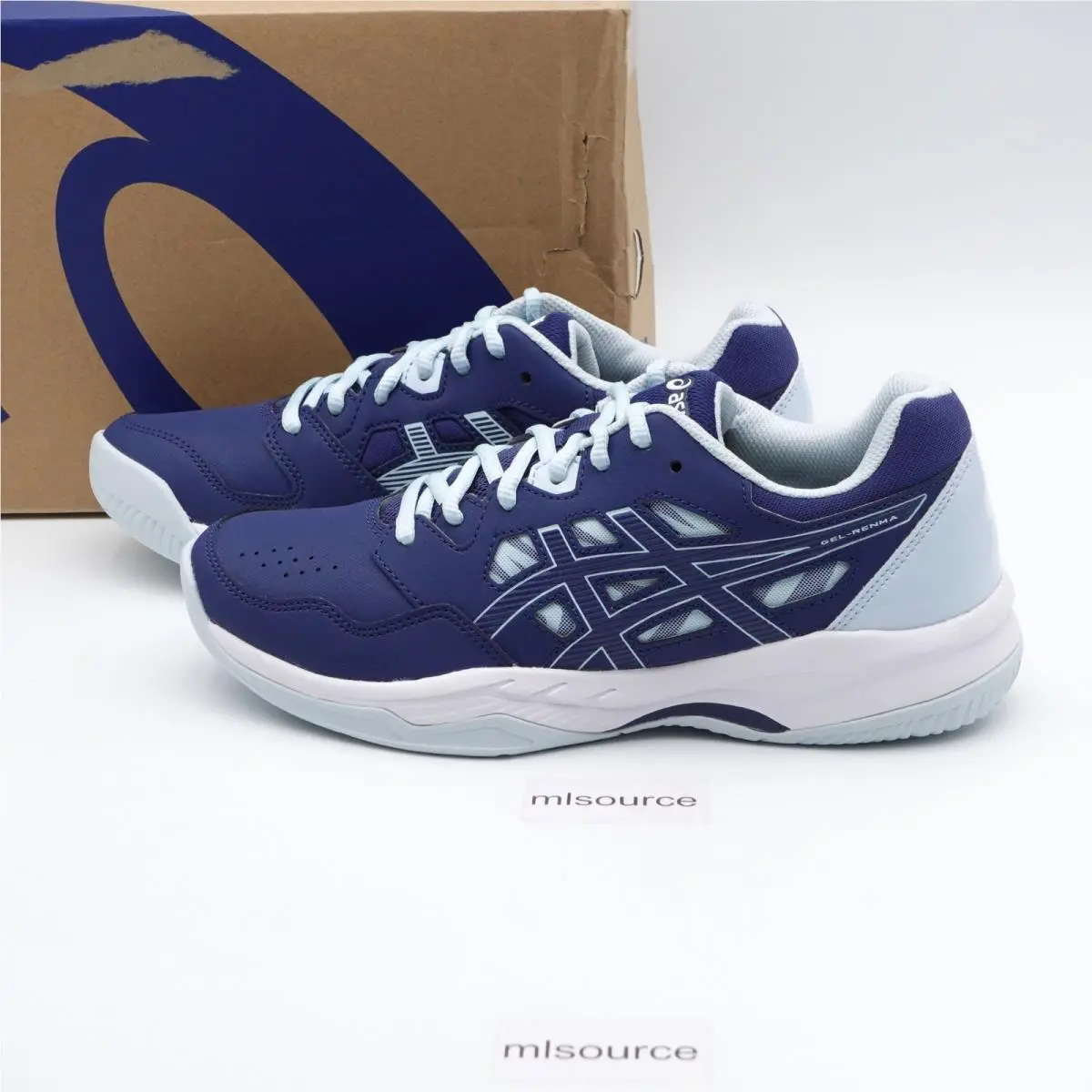 Size 8 Women`s Asics Gel-renma Pickleball Tennis Shoes 1072A117-400 Indigo Blue