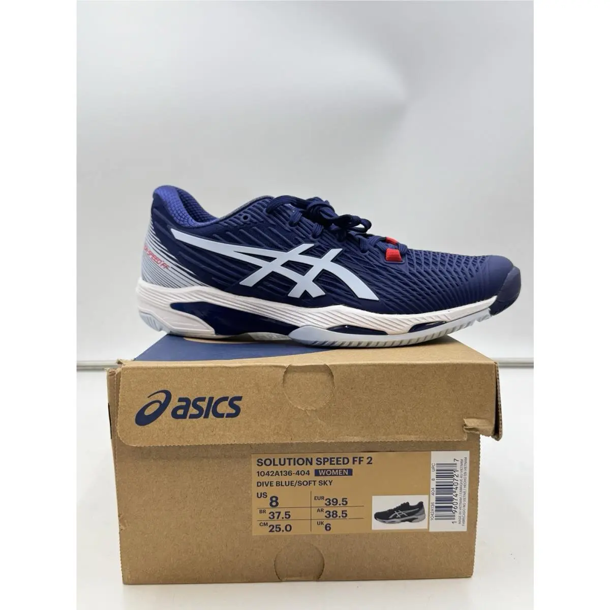Asics Solution Speed FF 2 Women`s Flytefoam Tennis Shoes US 8