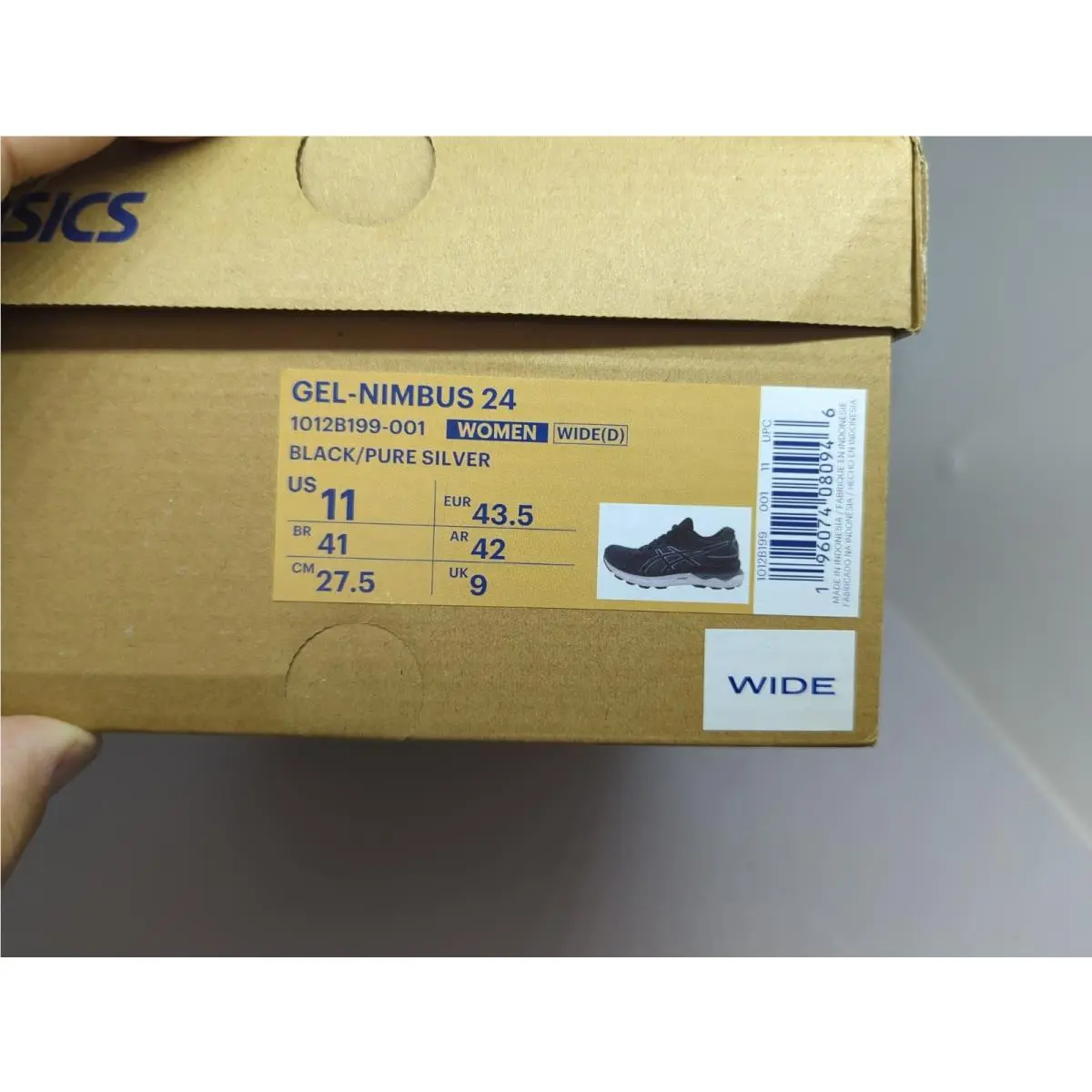 Asics shoes - ASICS Gel Nimbus - Gel Nimbus - 1012B199-001 - Black (UPC: 196074080946) 9