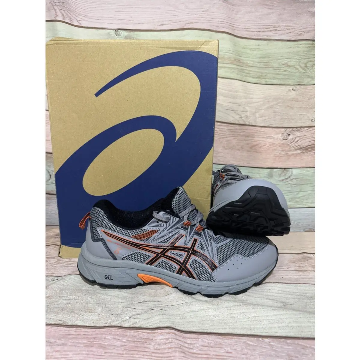 Asics Gel-venture 8 Men`s Size 13 Extra Wide Trail Running Sneakers