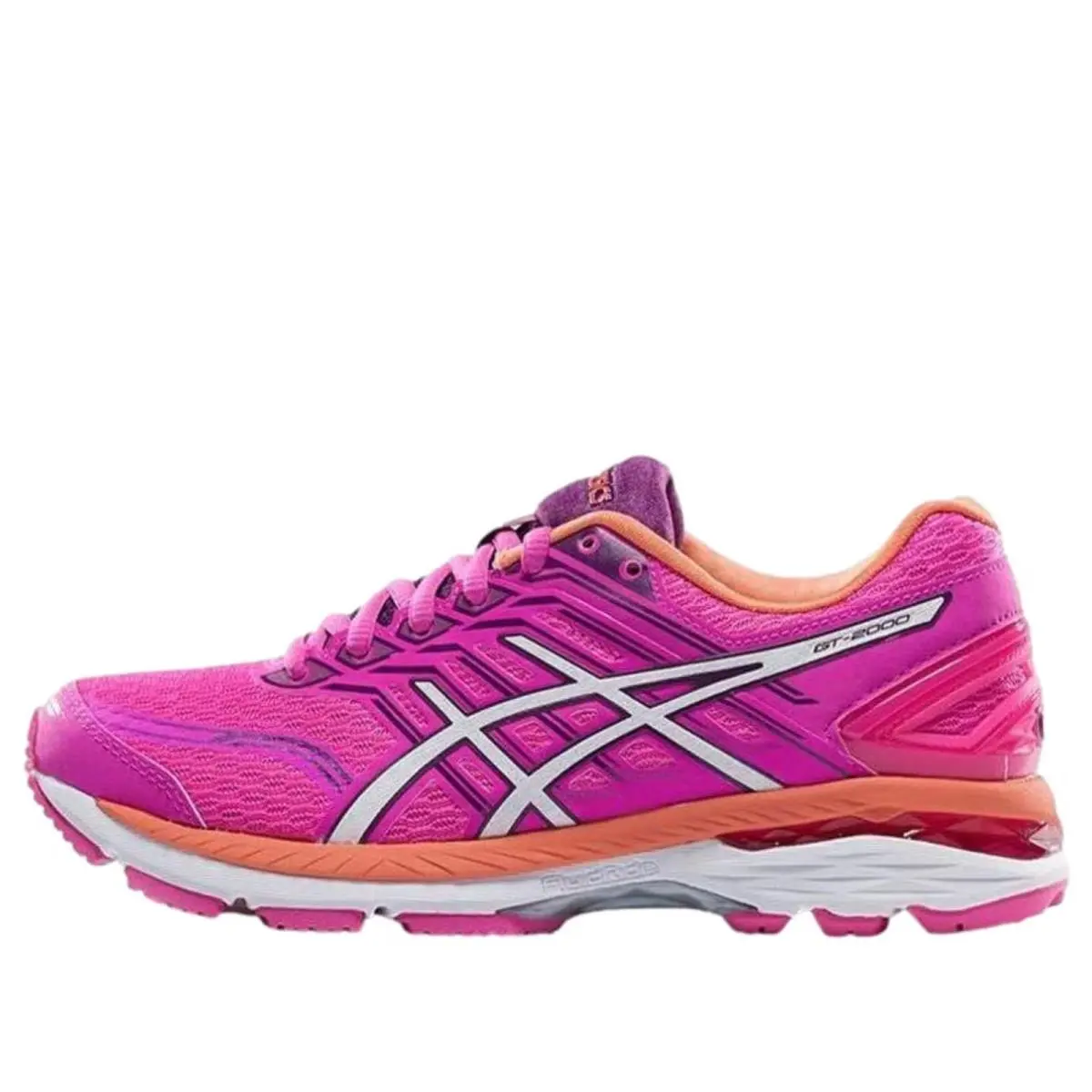 Asics GT-2000 5 Pink Glow / White / Dark Purple T757N-2001 Women`s Size 10.5
