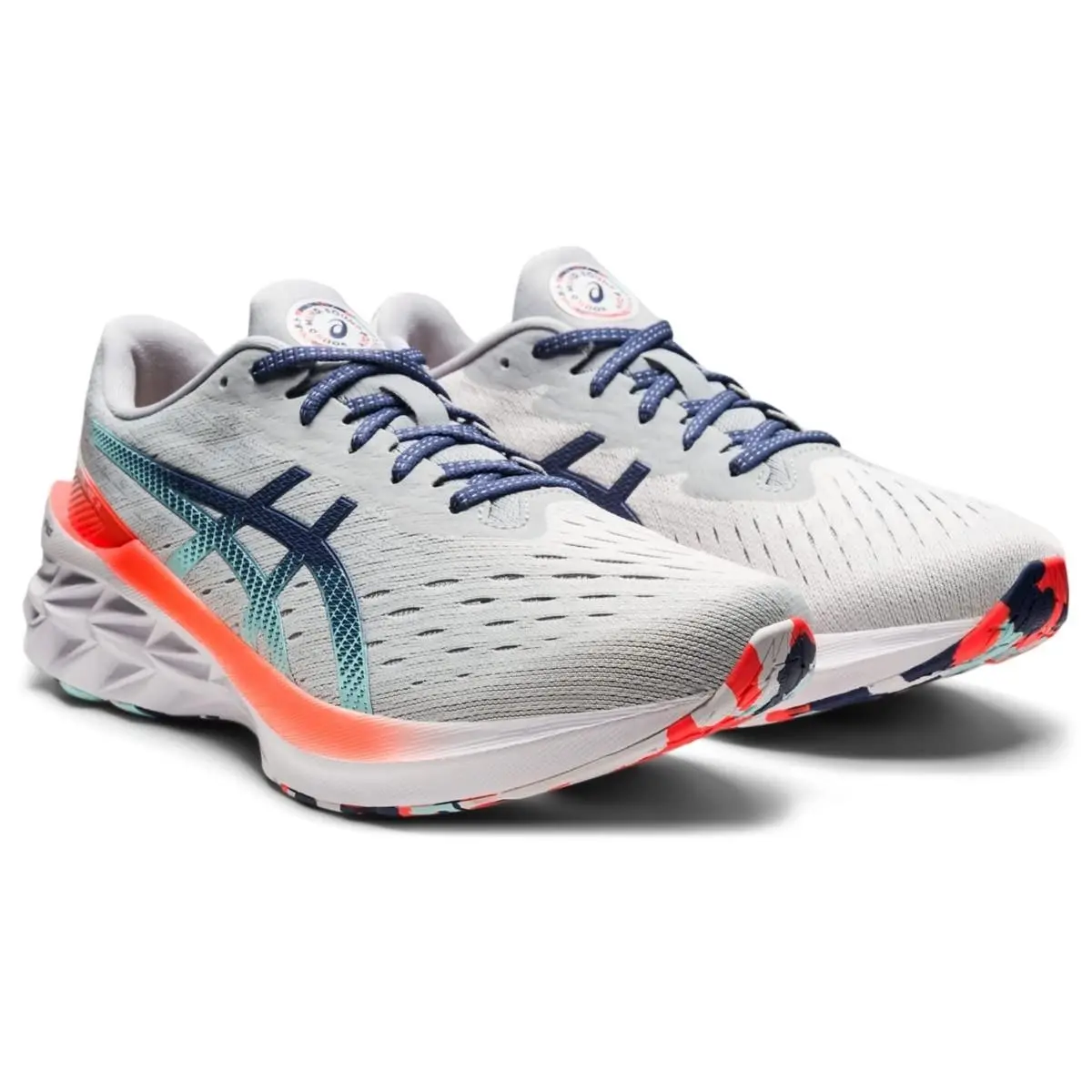 Asics shoes - ASICS Novablast - Novablast - 1011B306960 - Glacier Grey / Thunder Blue 1