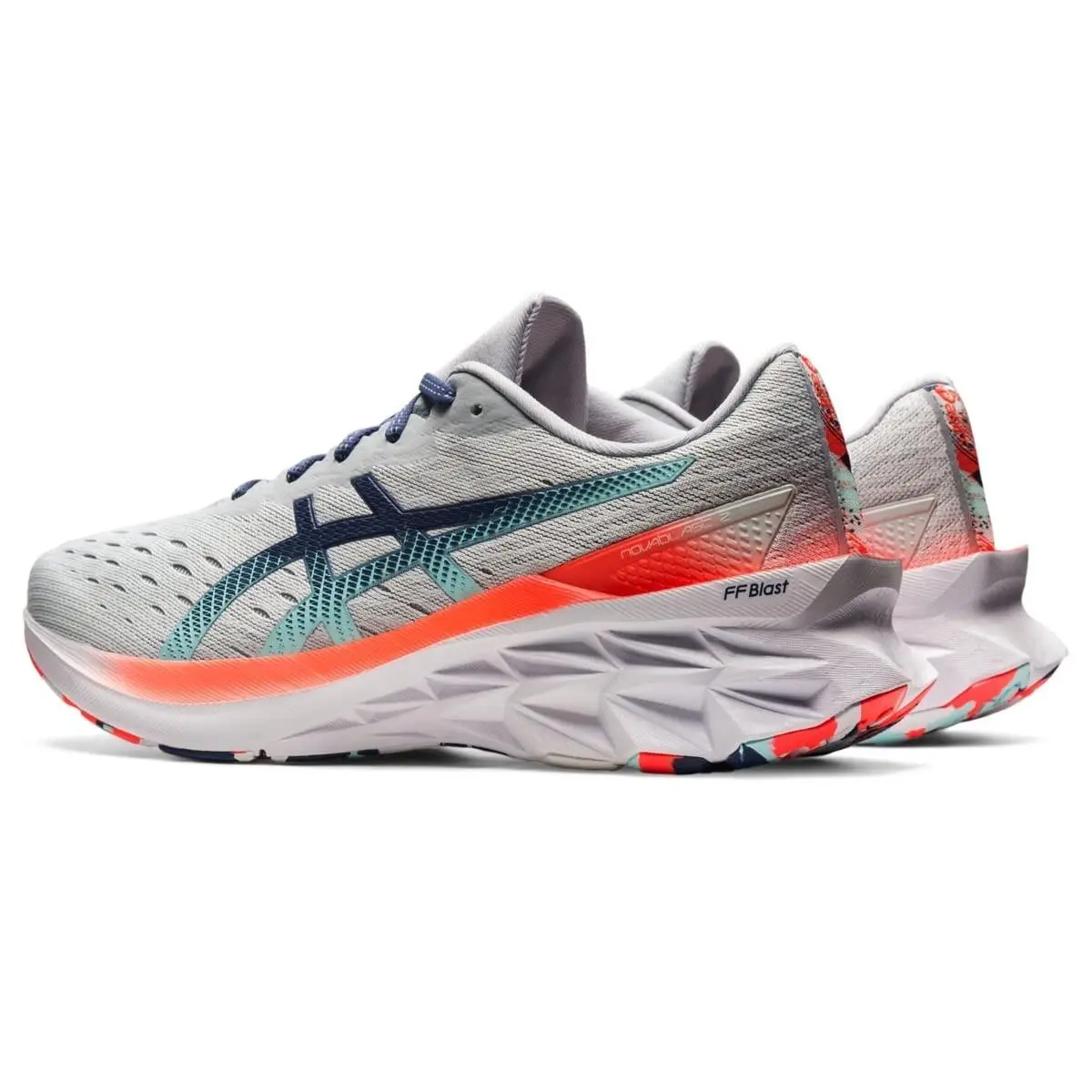 Asics shoes - ASICS Novablast - Novablast - 1011B306960 - Glacier Grey / Thunder Blue 2