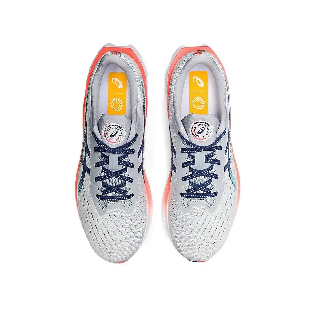 Asics shoes - ASICS Novablast - Novablast - 1011B306960 - Glacier Grey / Thunder Blue 4