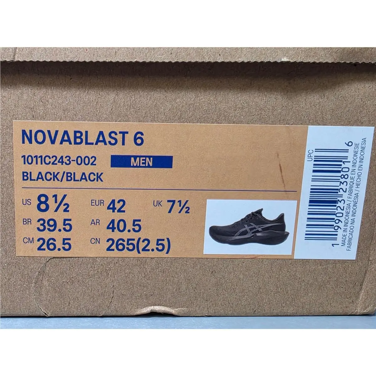 Asics shoes - ASICS Novablast - Novablast - Black (UPC: 199023238016) 9