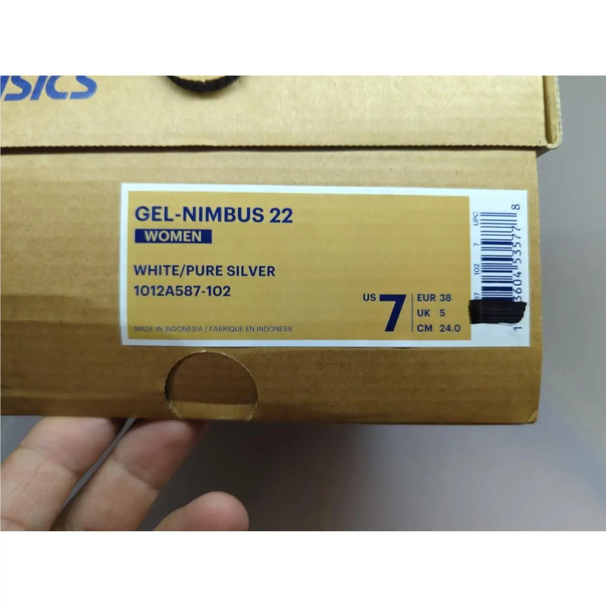 Asics shoes - ASICS GEL-Nimbus 22 - 1012A587-102 - Silver (UPC: 193604535778) 8