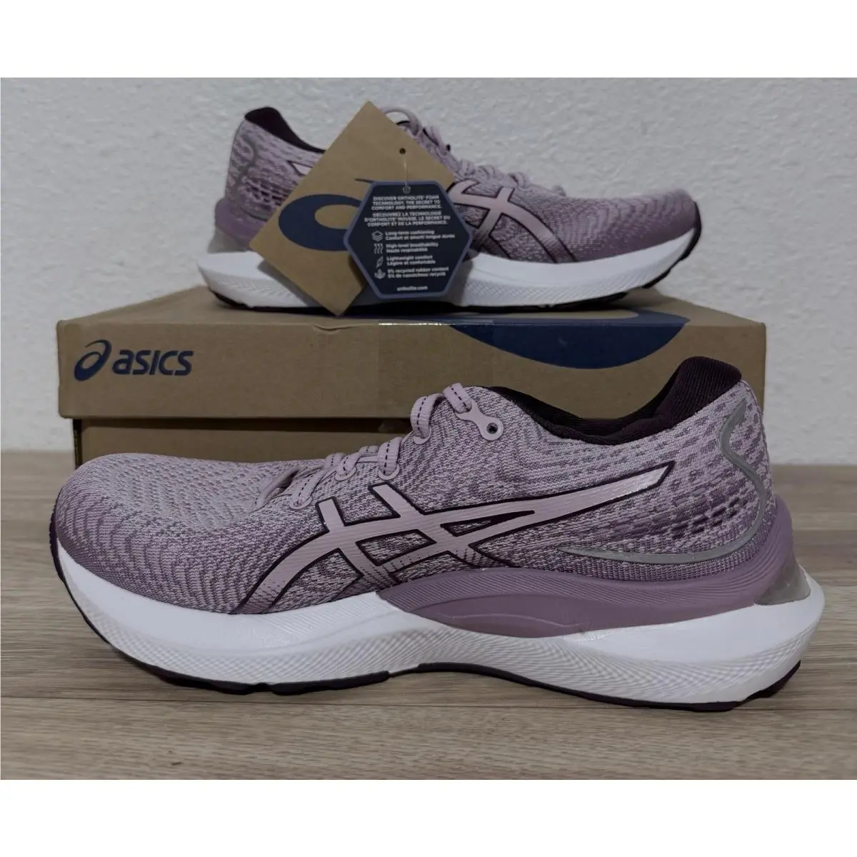 Asics Ascis Gel-cumulus 24 Women’s Barley Rose Deep Plum 6.5