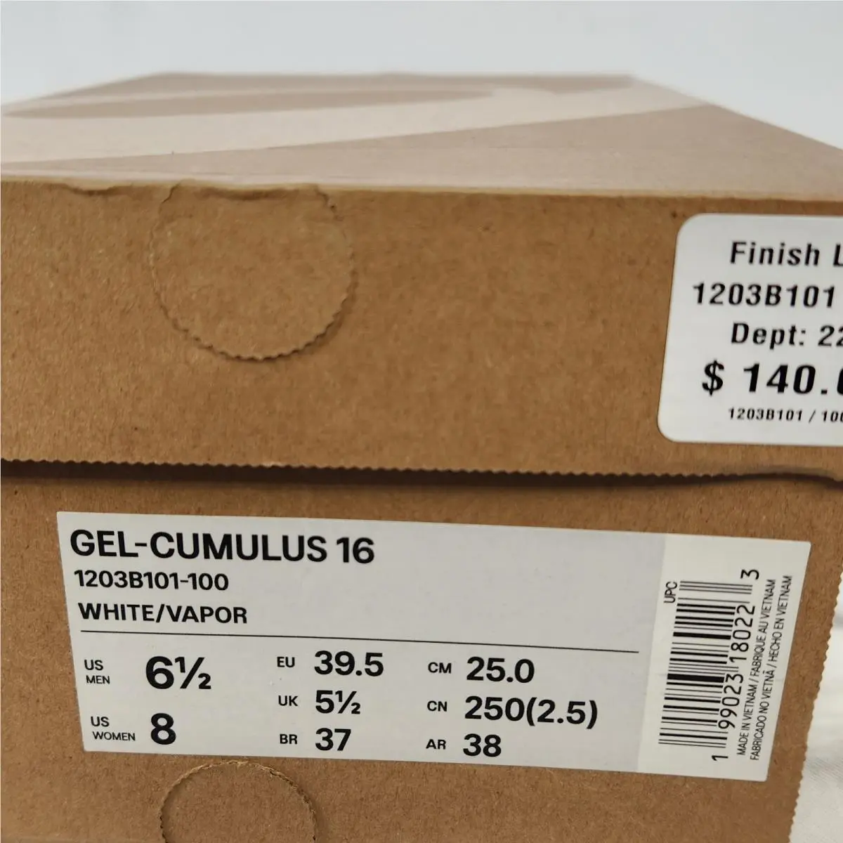 Asics shoes - ASICS GEL-Cumulus - White 6